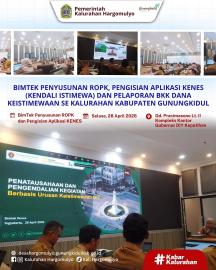 BIMTEK PENYUSUNAN ROPK, PENGISIAN APLIKASI KENES DAN PELAPORAN BKK DANA KEISTIMEWAAN